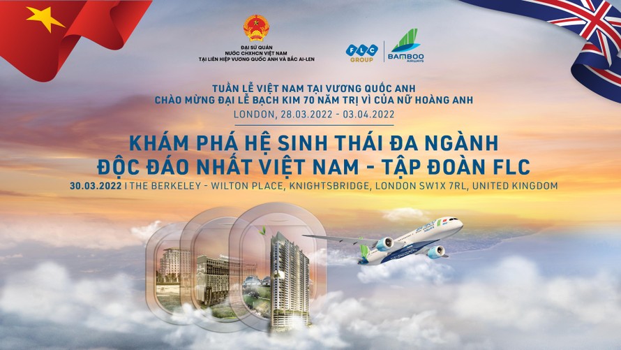 “Tuần lễ Việt Nam tại Vương Quốc Anh” tại London (Anh) diễn ra từ ngày 28/3 đến ngày 3/4. 