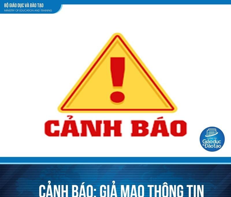 Bộ Giáo dục và Đào tạo cảnh báo thông tin giả mạo về Kỳ thi tốt nghiệp Trung học Phổ thông năm 2022