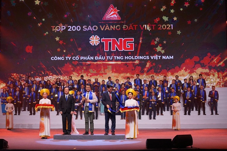 TNG Holdings Vietnam bội thu giải thưởng tại Sao Vàng Đất Việt 2021