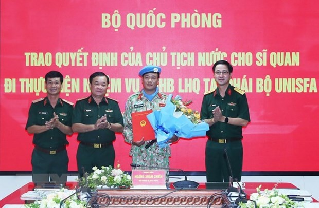 Quyết tâm hoàn thành xuất sắc nhiệm vụ gìn giữ hòa bình Liên hợp quốc