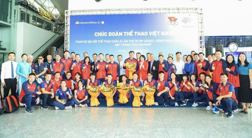 Đoàn Thể thao Việt Nam lên đường tranh tài tại ASIAD 19