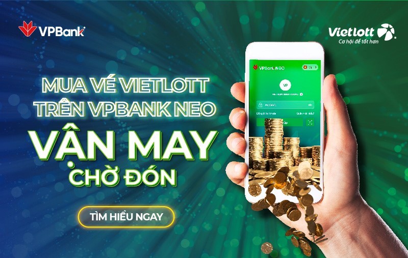 Chưa đầy 3 năm, hơn 1,1 triệu vé số Vietlott đã được mua từ tài khoản VPBank