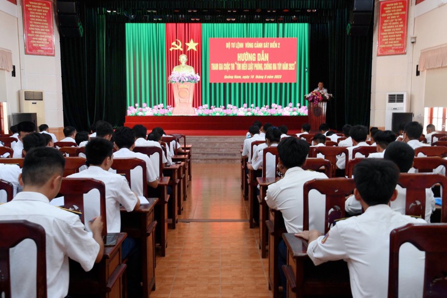 Bộ Tư lệnh Vùng Cảnh sát biển 2 hướng dẫn tham gia Cuộc thi Tìm hiểu Luật Phòng, chống ma túy.