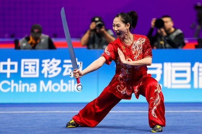 Đội tuyển Wushu Việt Nam thi đấu ấn tượng tại Giải Vô địch thế giới