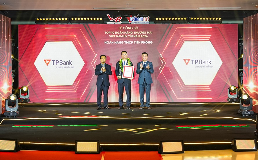 TPBank liên tục khẳng định uy tín trong Top 5 ngân hàng tư nhân tại Việt Nam