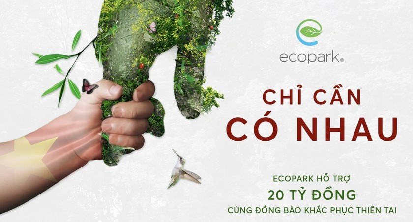 Nhà sáng lập Ecopark ủng hộ 20 tỷ đồngchung tay cùng đồng bào vượt qua bão lũ