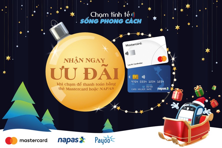 NAPAS, Mastercard và Payoo tung ưu đãi khuấy động mùa khuyến mãi cuối năm