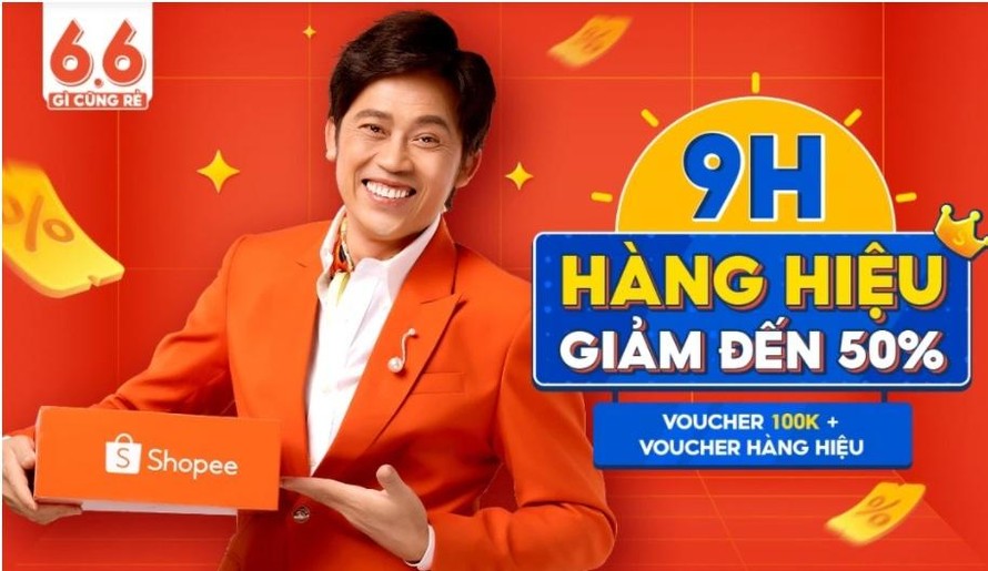 Hình ảnh Hoài Linh sẽ không còn xuất hiện trên các sản phẩm của Shopee