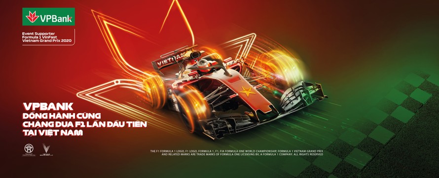 VPBank giảm 5% giá và tặng vé miễn phí cho khách hàng tham dự giải đua xe F1 Việt Nam Grand Prix