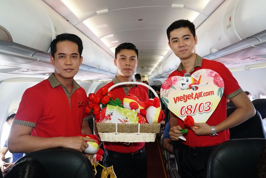 Quà tặng yêu thương nhất 8/3, Vietjet giảm 83% giá vé cho tất cả đường bay