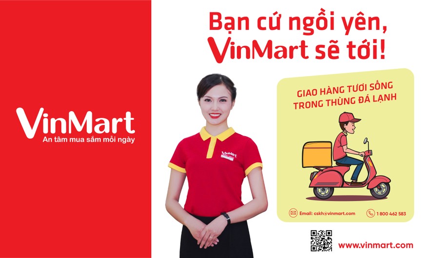 'Bạn cứ ngồi yên, Vinmart sẽ tới!'