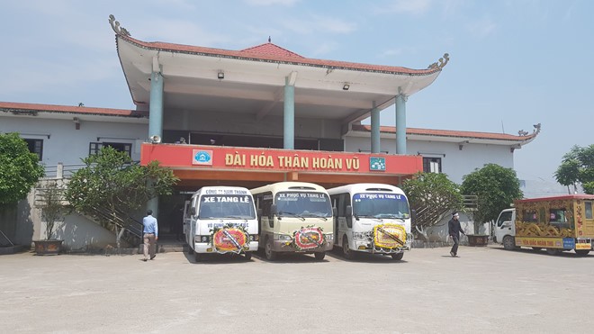 Nghĩa trang Thanh Bình, nơi diễn ra các hoạt động hỏa táng ở Nam Định. - Ảnh: Thanh Niên