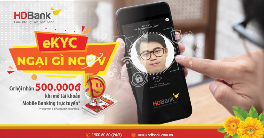 Giao dịch online, nhận nhiều ưu đãi từ HDBank