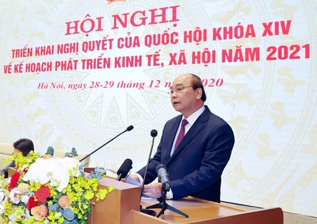 Thủ tướng Nguyễn Xuân Phúc phát biểu khai mạc. (Ảnh: Thống Nhất/TTXVN)