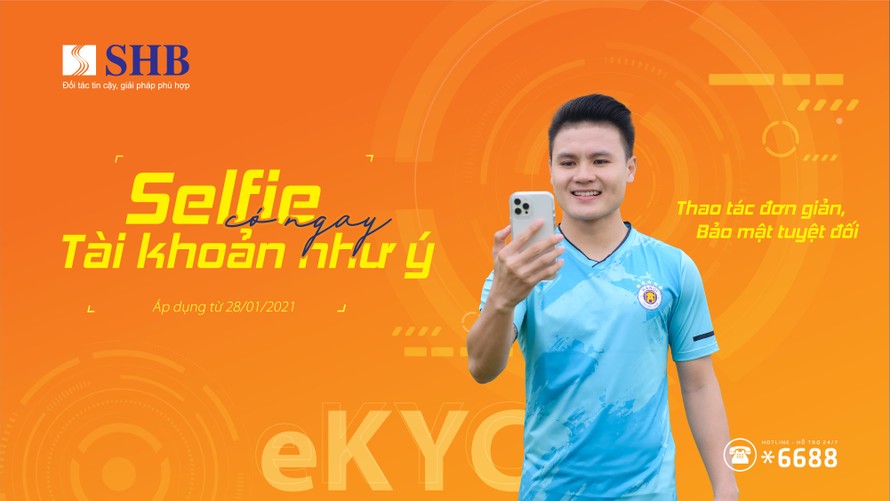 'Selfie' có ngay tài khoản như ý cùng SHB