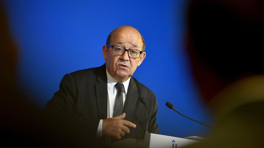 Ngoại trưởng Pháp Jean-Yves Le Drian.