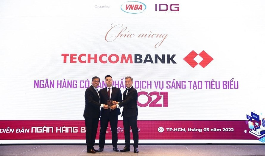 Ứng dụng Techcombank Mobile được vinh danh ‘Sản phẩm dịch vụ sáng tạo tiêu biểu’