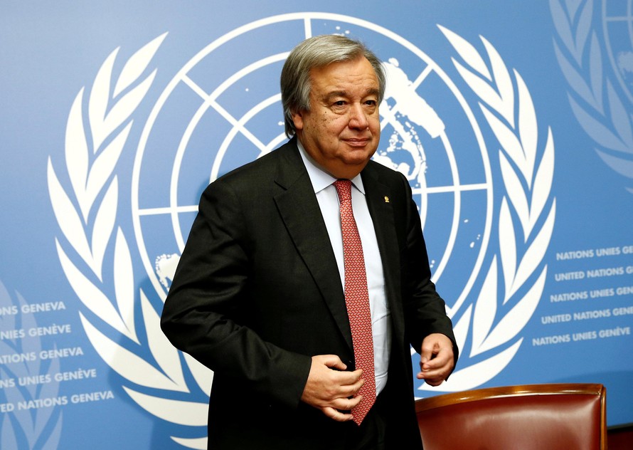 Tổng thư ký LHQ Antonio Guterres.