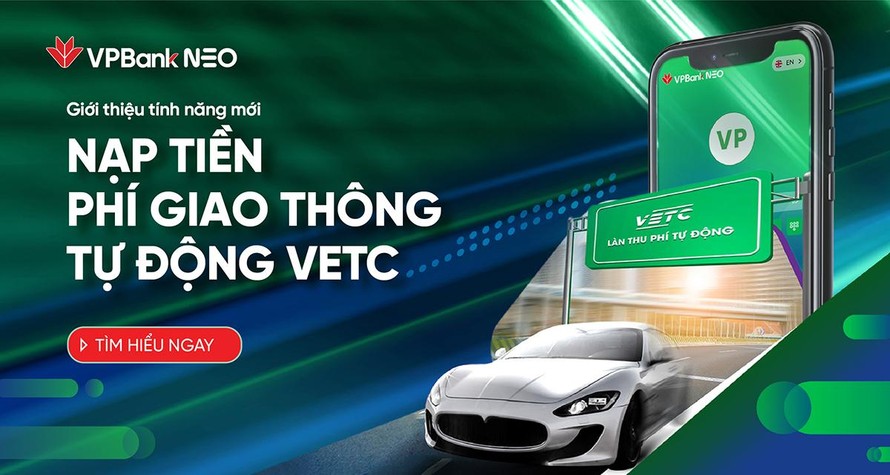 Tiện lợi thanh toán phí giao thông tự động qua ứng dụng VPBank NEO