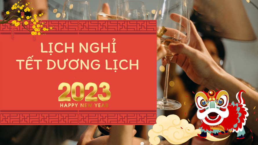 Dịp Tết Dương lịch 2023, người lao động được nghỉ mấy ngày?