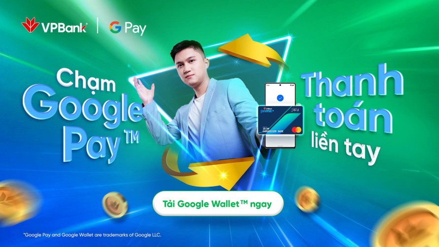 VPBank là ngân hàng đầu tiên hợp tác với Google ra mắt Google Wallet cho thẻ Mastercard và Visa