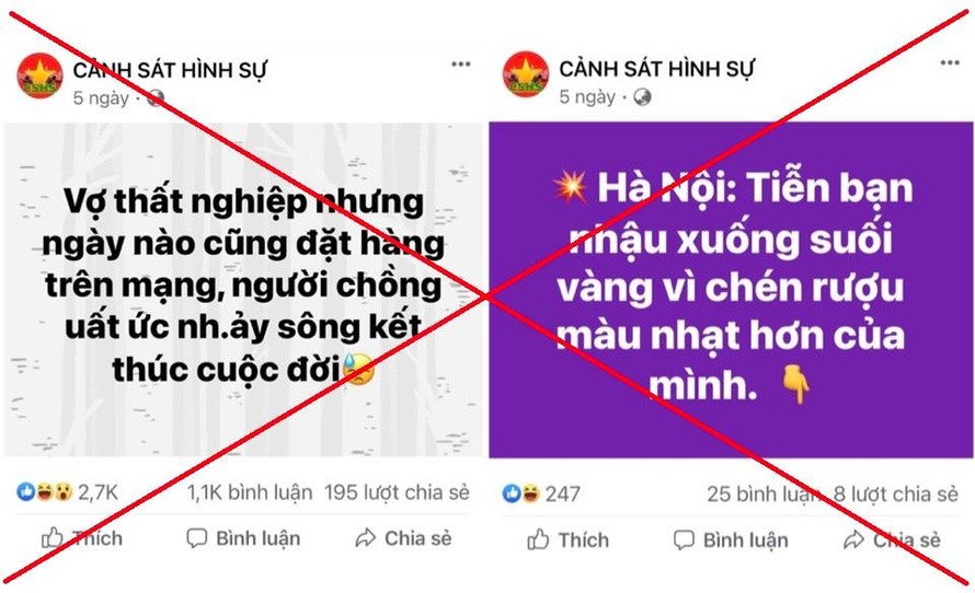 Cảnh báo trang mạng xã hội giả mạo, sử dụng tên, hình ảnh, ký hiệu, biểu tượng của lực lượng CAND