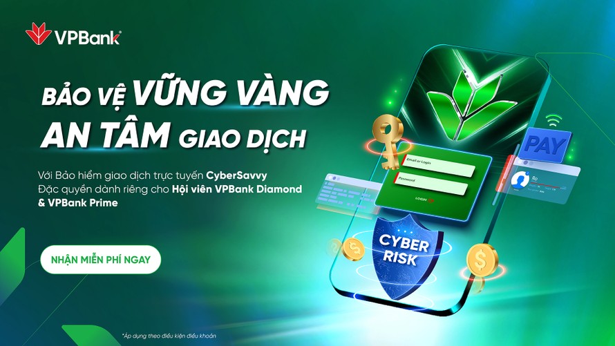 VPBank tri ân khách hàng với gói Bảo hiểm giao dịch trực tuyến, quyền lợi chi trả đến 300 triệu đồng