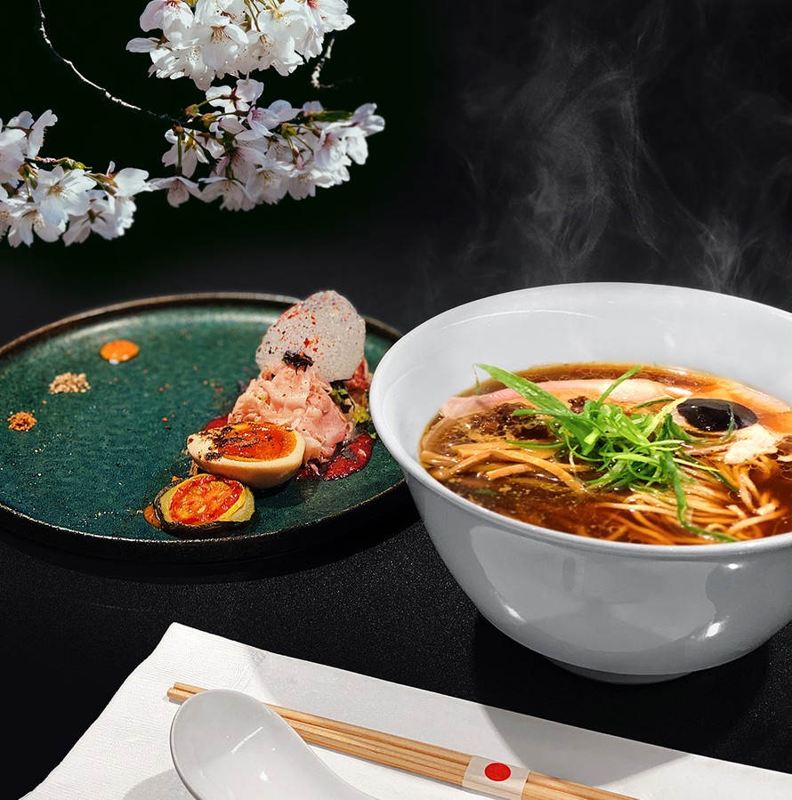 Mì ramen của tiệm Tsuta chinh phục các “điệp viên ngầm Michelin”Ảnh Twitter/Tsutainfo