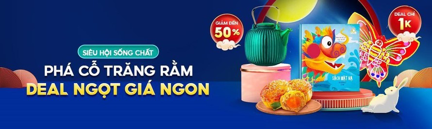 Đếm ngược 5 ngày đến Trung thu, mua hàng giá sốc vui tiệc trăng tròn