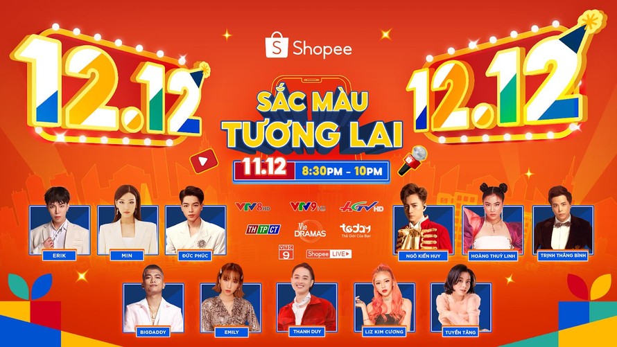 Giải trí thả ga, phá đảo kho Xu 440 triệu trong TV Show “Sắc Màu Tương Lai” mừng tuổi mới Shopee