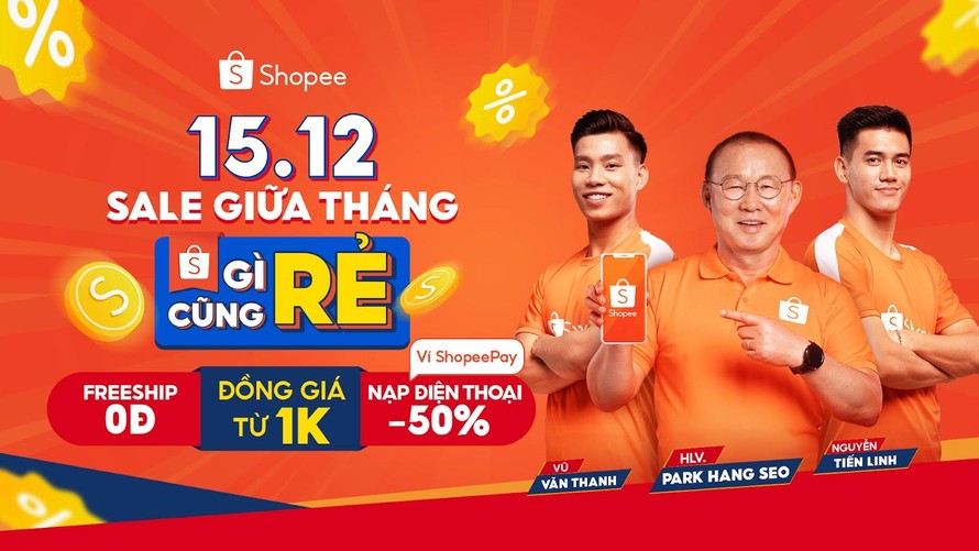 Shopee tung deal giảm sốc giữa tháng, nối dài chuỗi sự kiện mừng sinh nhật