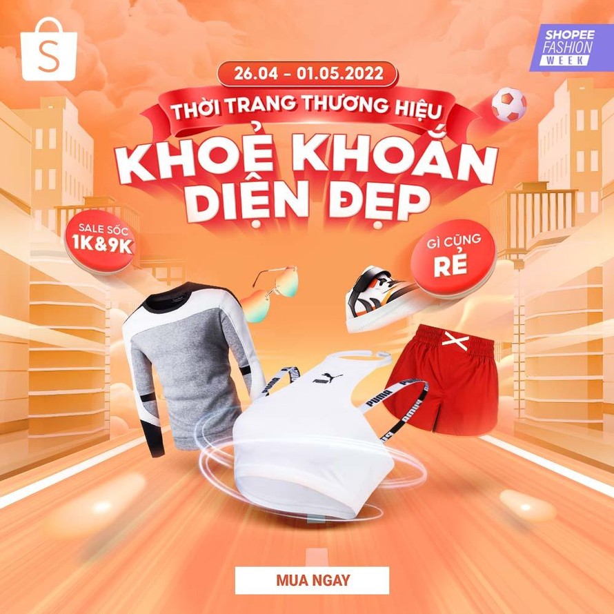 Diện đồ thể thao vẫn đầy cuốn hút với loạt item đang giảm nửa giá trên Shopee 