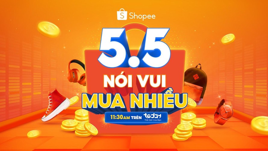 Trước giờ G 5.5 Siêu Hội Hoàn Xu, Shopee bật mí hàng loạt ưu đãi hấp dẫn, cơ hội săn thưởng có 1-0-2