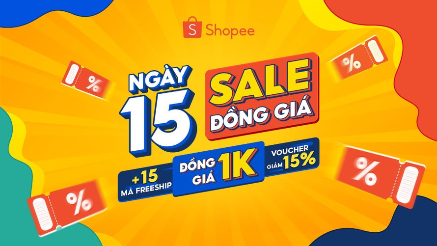 Shopee 15.6 Sale Đồng Giá - Những gian hàng sale khủng nhất định phải ghé