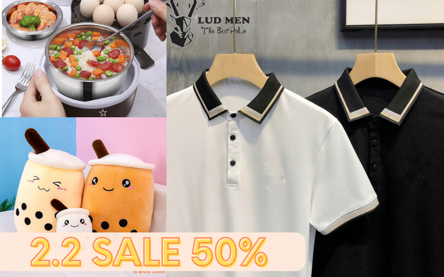 Đến hẹn lại lên, 2.2 Sale 50% tung hàng loạt ưu đãi hấp dẫn đúng chất ngày sale số đôi