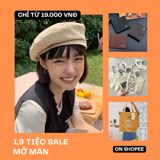 “1.9 Tiệc Sale Mở Màn” chính thức khởi động với hàng loạt ưu đãi giảm sâu chỉ từ 19.000 đồng