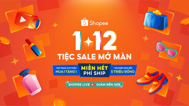 Shopee khởi động đại tiệc sinh nhật bằng loạt ưu đãi giảm sâu và mua 1 tặng 1 siêu hời