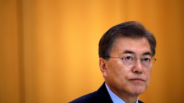 Tổng thống Hàn Quốc Moon Jae-in. Ảnh: Reuters