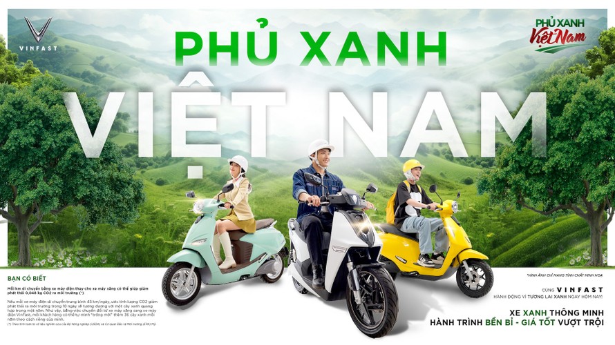 VinFast triển khai chương trình “Phủ xanh Việt Nam”.