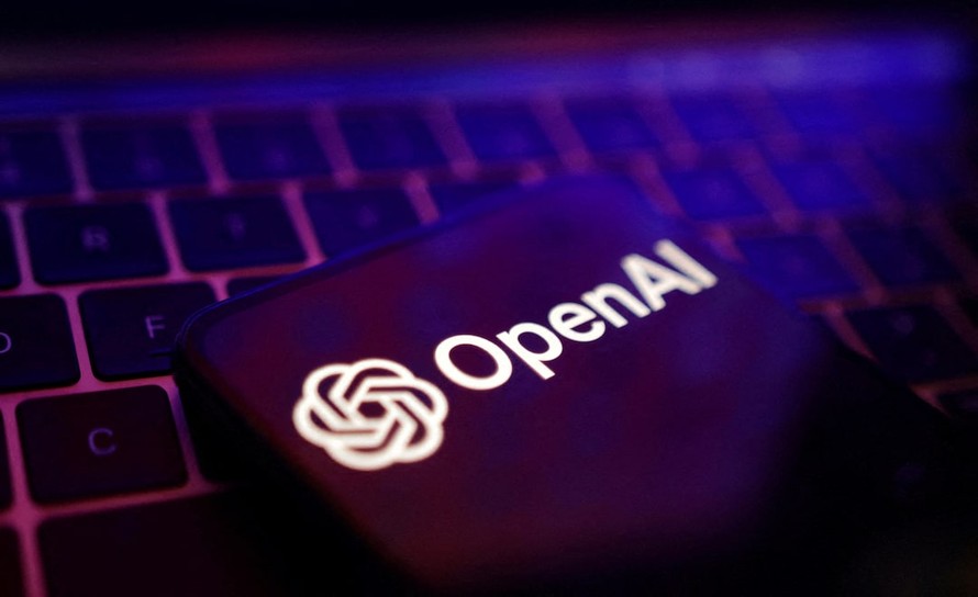 Hình logo OpenAI được chụp vào ngày 20/5/2024. Ảnh: Reuters.