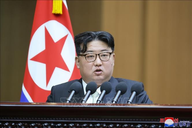 Nhà lãnh đạo Triều Tiên Kim Jong-un. Ảnh: Yonhap/TTXVN.