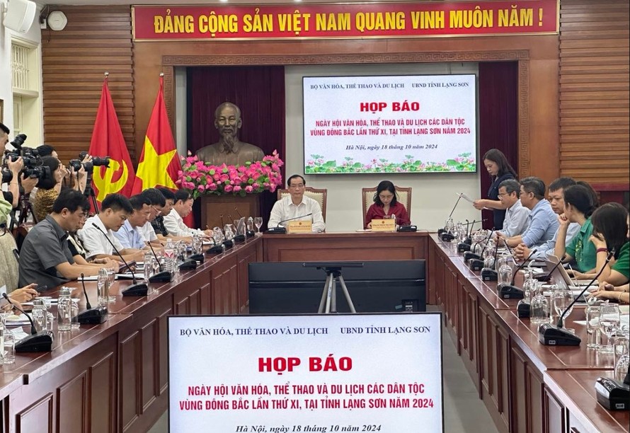 Toàn cảnh họp báo. Ảnh: Hoàng Lân/hanoimoi.vn