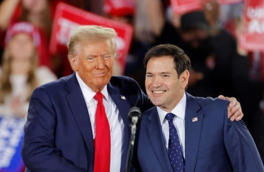 Tổng thống đắc cử Mỹ Donald Trump đã chọn Thượng nghị sĩ Marco Rubio của đảng Cộng hòa làm Ngoại trưởng trong chính quyền sắp tới. Ảnh: REUTERS/TTXVN