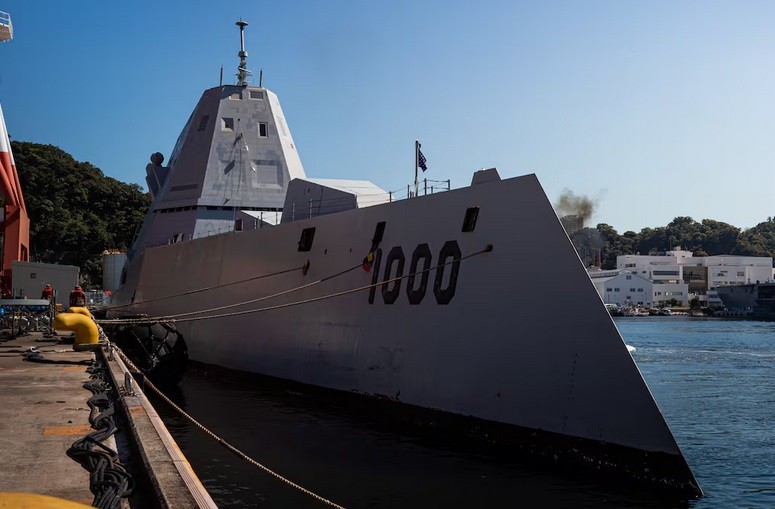 Tàu USS Zumwalt. Ảnh: defensenews.com