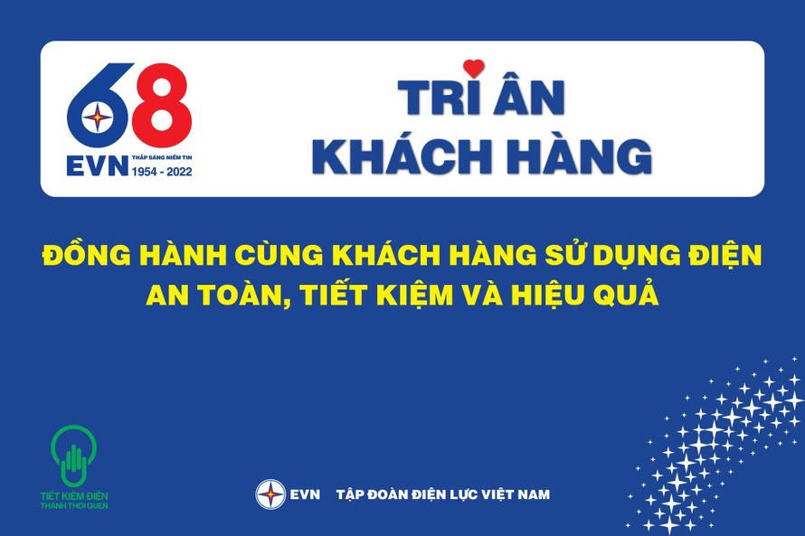 Tập Đoàn Điện Lực Quốc Gia Việt Nam triển khai thực hiện tháng tri ân khách hàng năm 2022