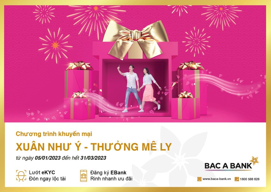 Đón Xuân Như Ý – Nhận thưởng mê ly cùng BAC A BANK