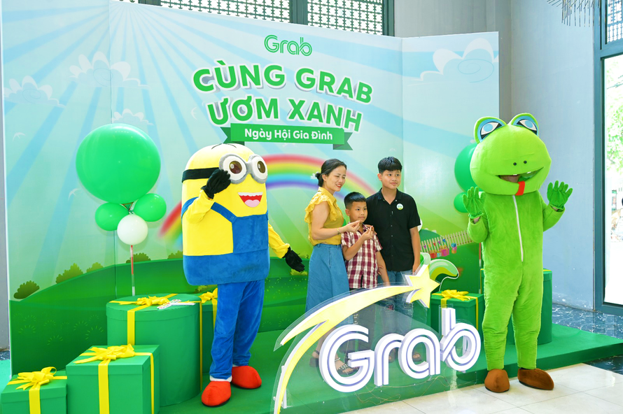 Grab tri ân đối tác và gia đình dịp Quốc tế Thiếu nhi 1/6 qua chuỗi sự kiện “Cùng Grab Ươm Xanh” 