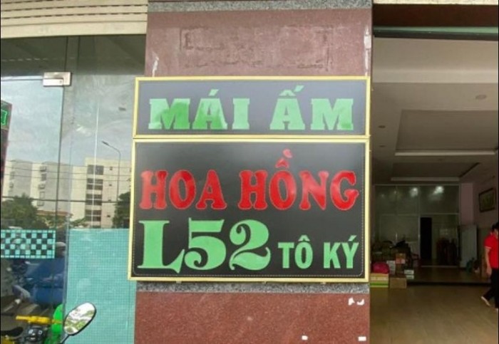 Mái ấm Hoa Hồng thời điểm trước khi bị thu hồi giấy phép. 