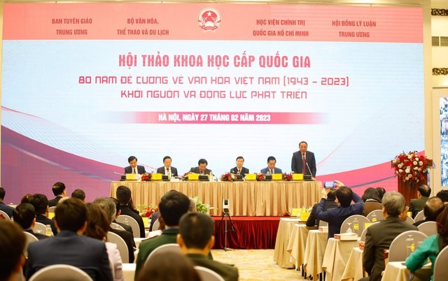 Hội thảo khoa học cấp quốc gia "80 năm Đề cương về Văn hóa Việt Nam - Khởi nguồn và động lực phát triển".