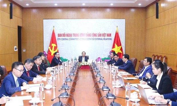 Quang cảnh hội nghị trực tuyến